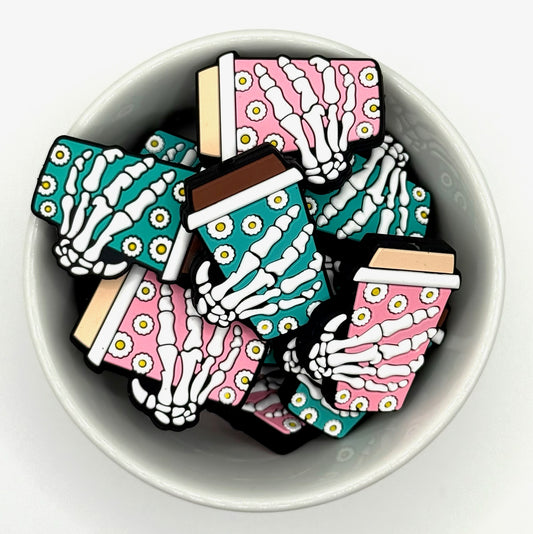 Bones & Coffee | Silicone Focal Bead
