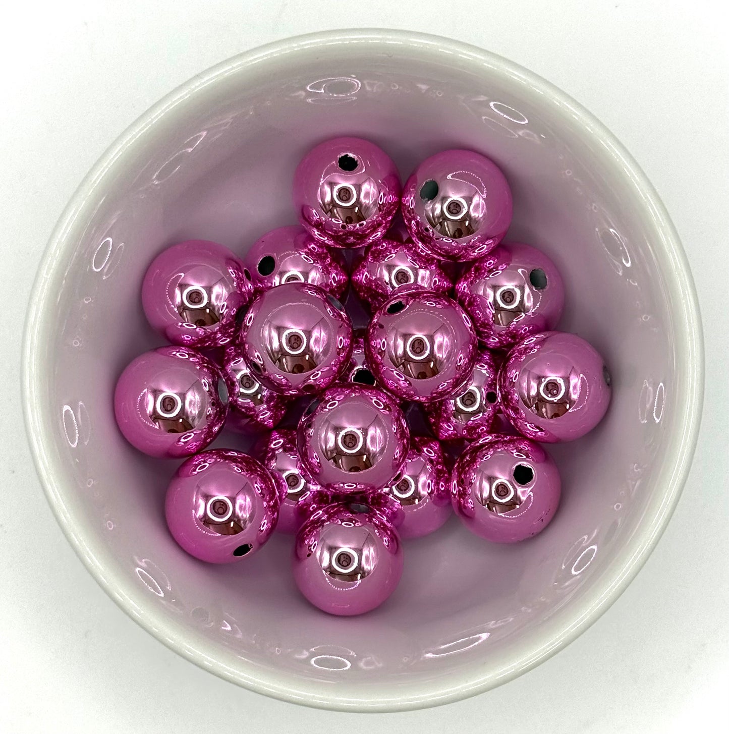 Metallic Acrylic Beads 16mm | Acrylic Beads