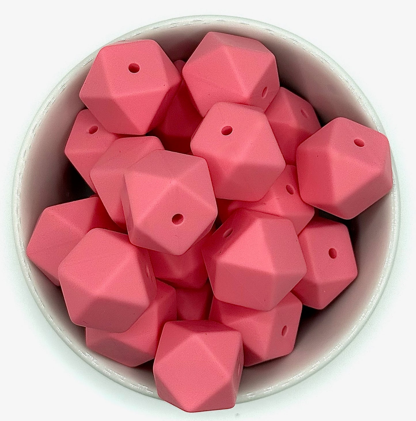Hexagon 17mm Solid |  Silicone Beads