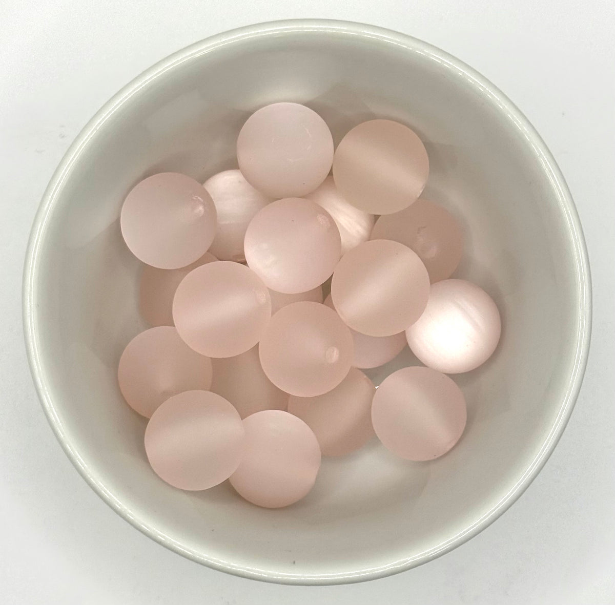 Frosted Acrylic 16mm | Acrylic Beads