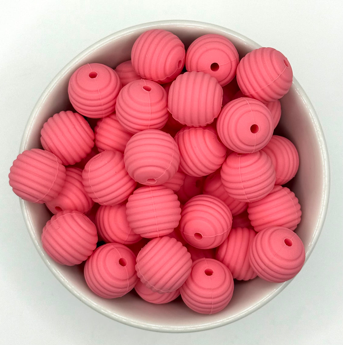 Perle en silicone nid d'abeille 15 mm | Perles en silicone