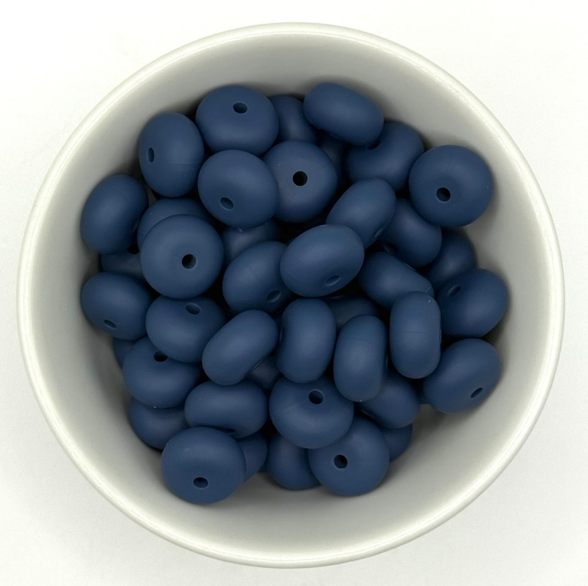 Perle d'espacement Abacus 14mm | Perles d'espacement en silicone