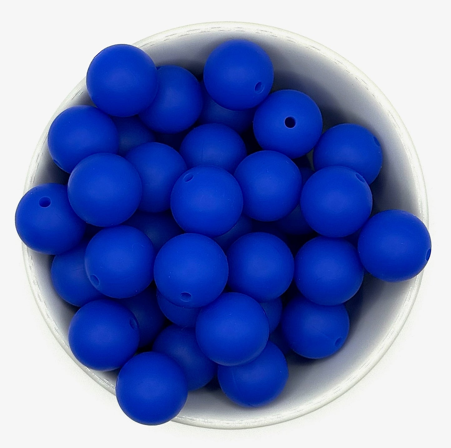 Silicone Solid Colour 15mm Beads | Silicone Beads Round