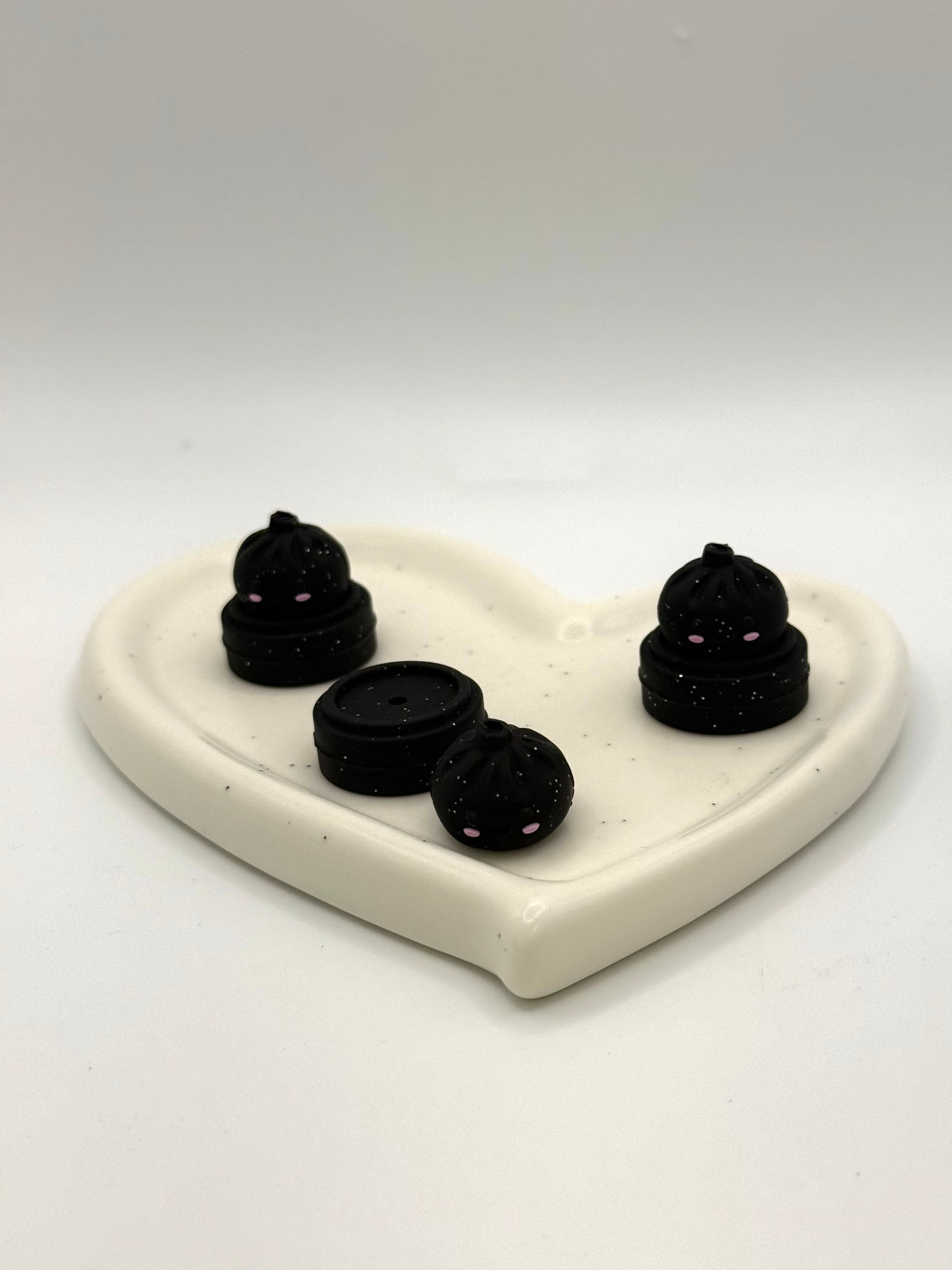 Glitter Dumplings | 3D Silicone Focal Beads