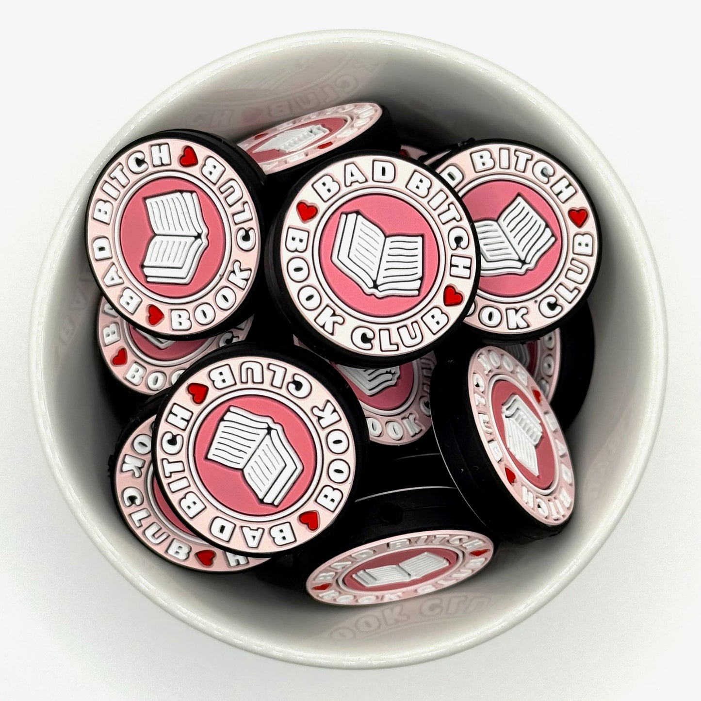 Bad Bitch Book Club | Silicone Focal Bead