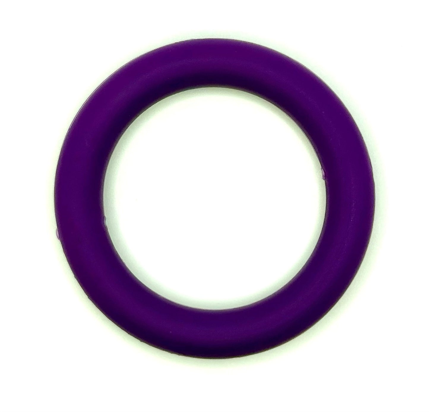 65mm Round Silicone Rings Solid Colours