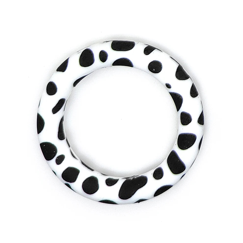 Silicone Printed Ring 65mm | Silicone Beads