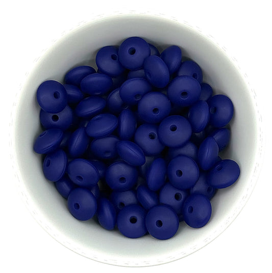 Lentil 12mm Solid Colour | Spacer Beads