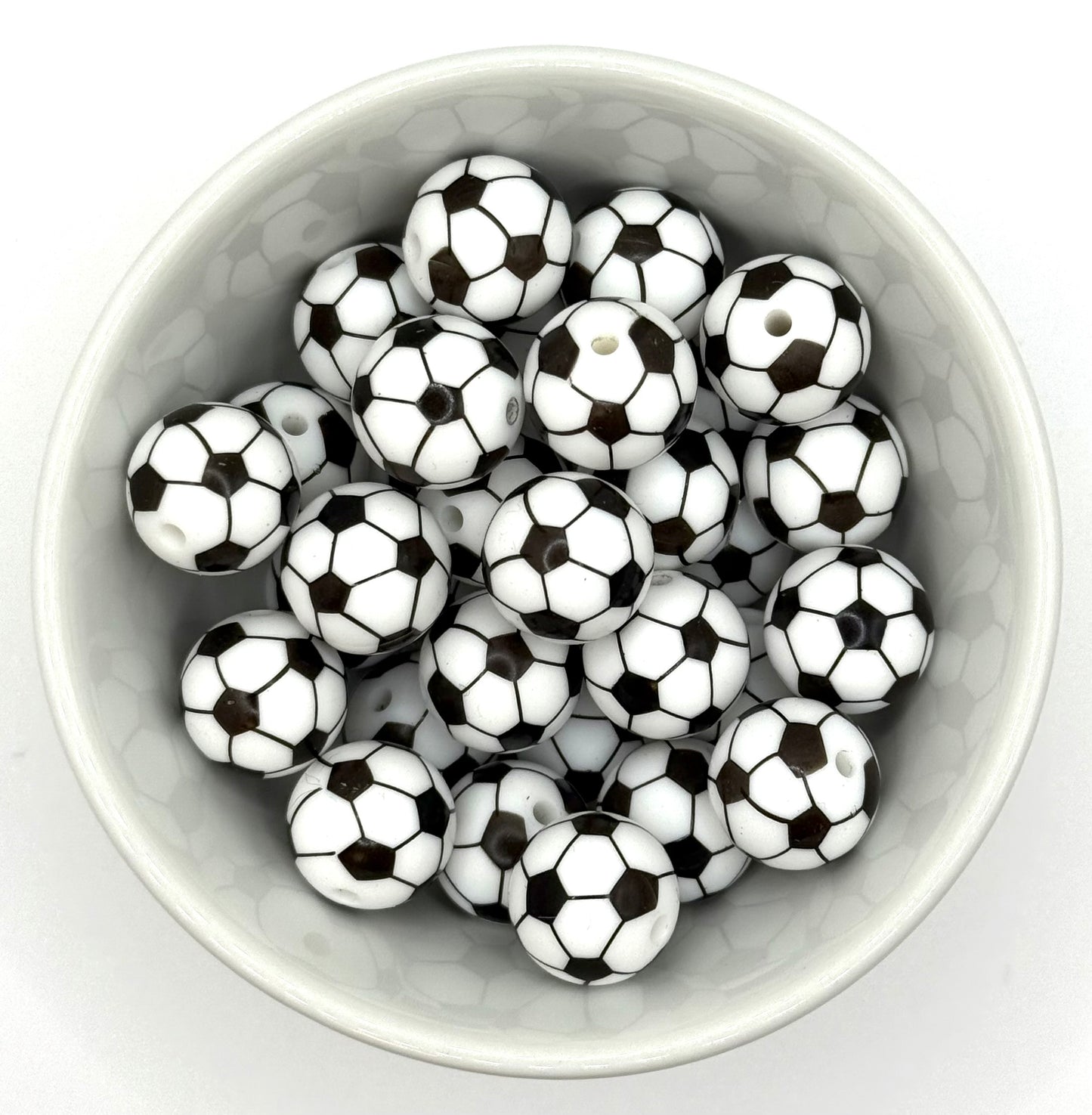 15mm Silicone Round Bead - Sports