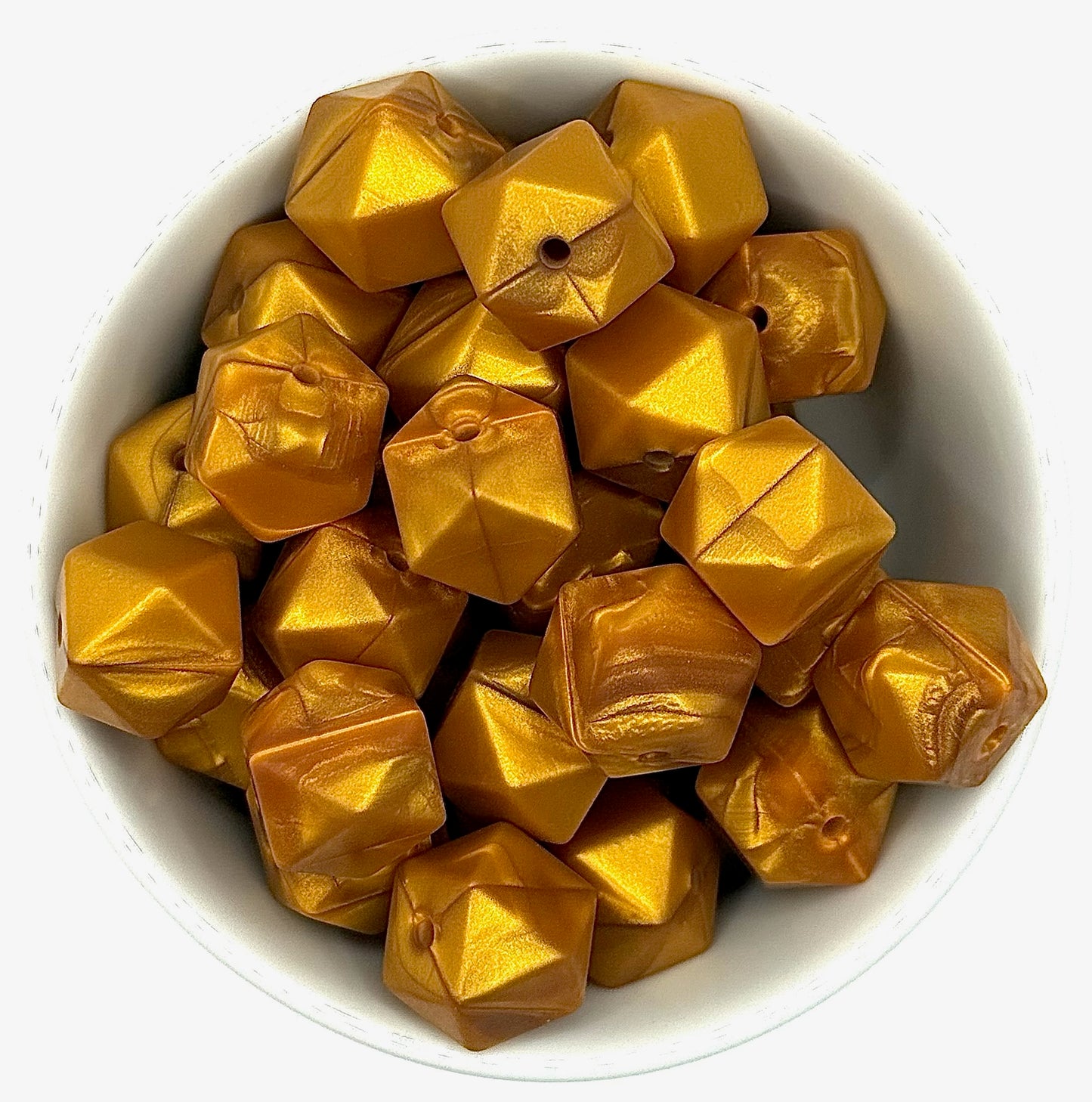 Hexagon 14mm | Silicone Beads