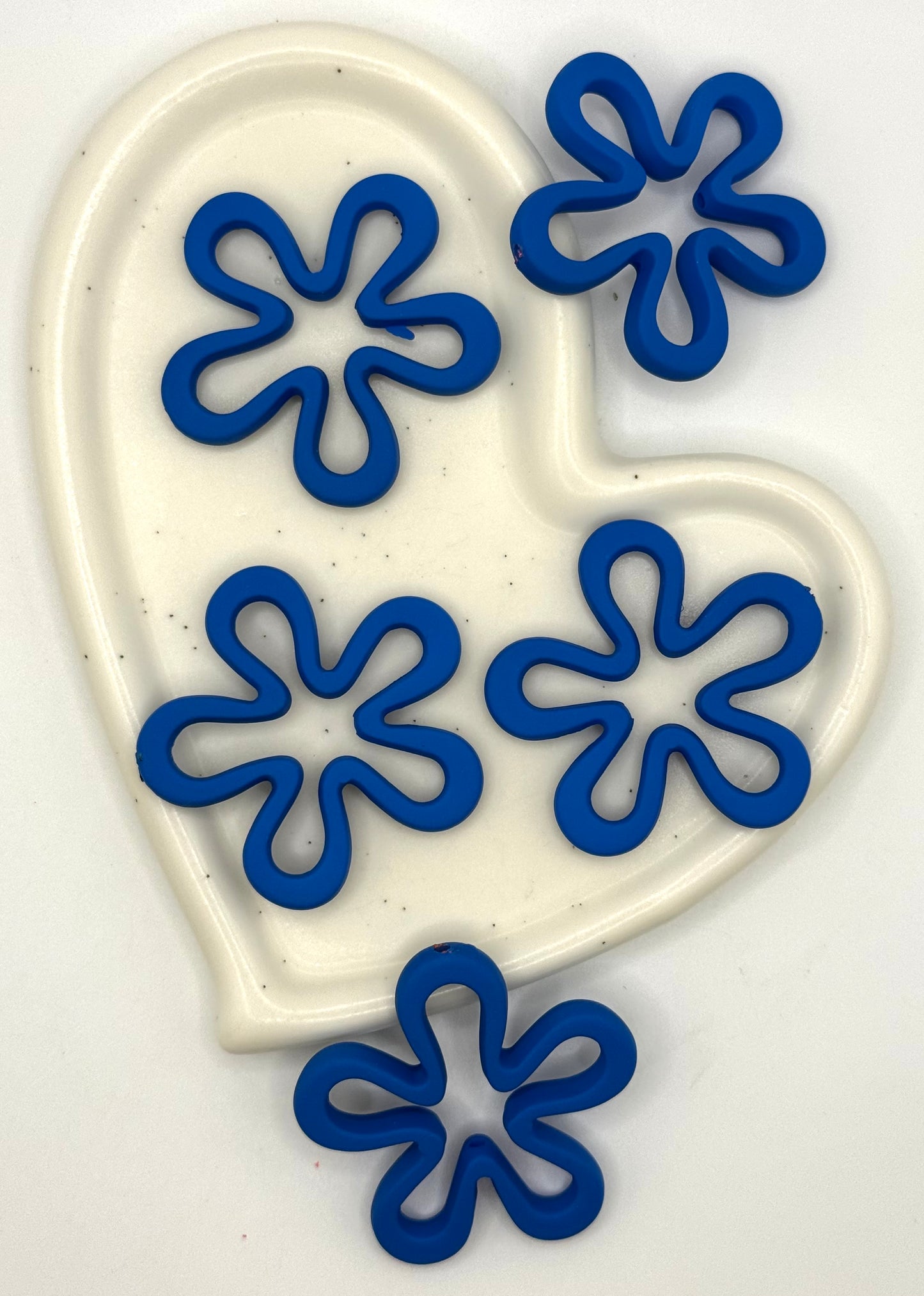 Funky Flower Frame Solid | Acrylic Beads