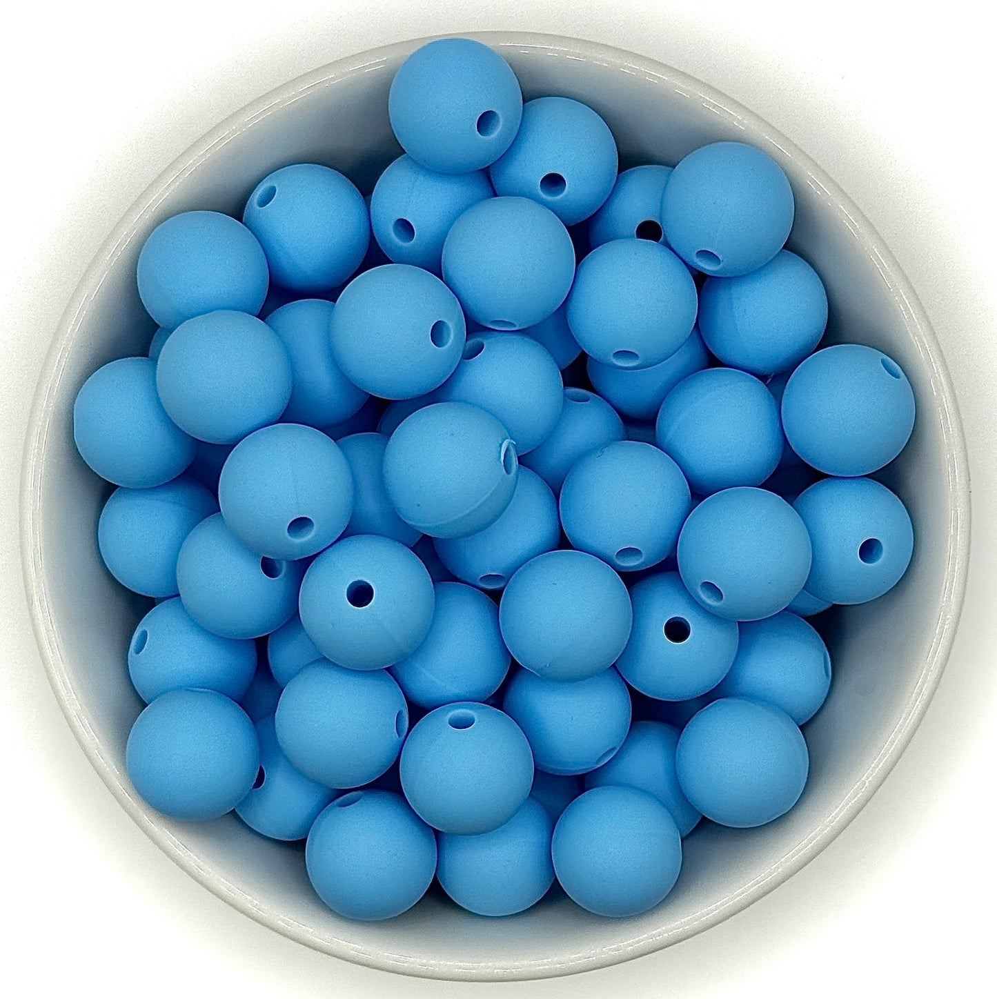 Silicone Round Bead 12mm | Silicone Solid Color Beads