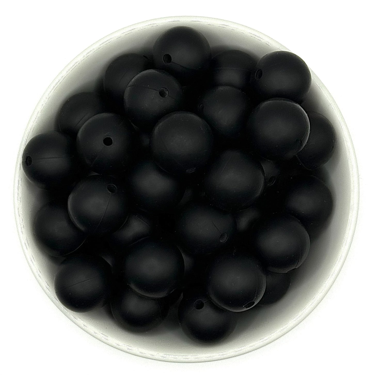 Silicone Solid Colour 15mm Beads | Silicone Beads Round