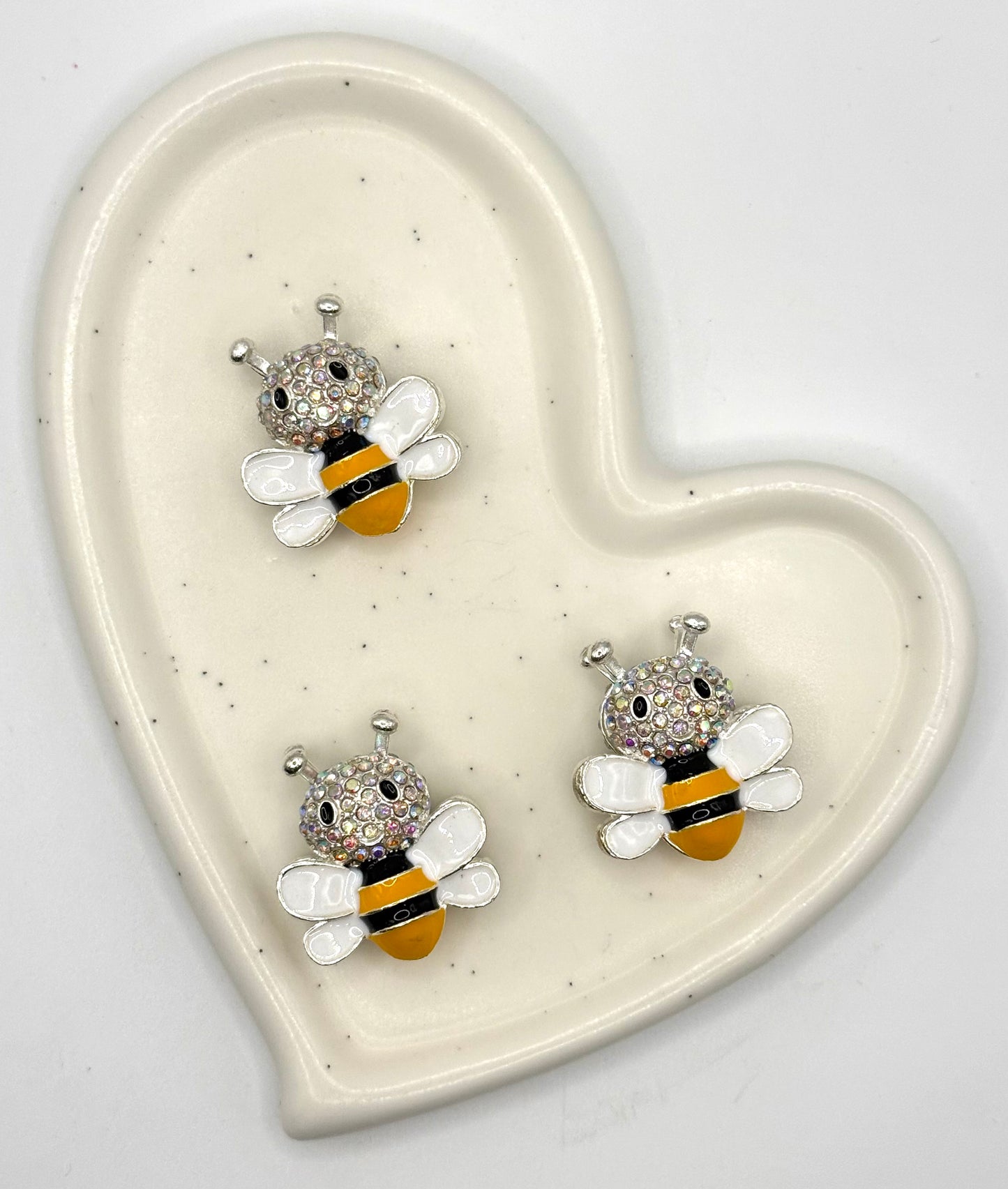 Sparkling Bumble Bee Alloy Focal