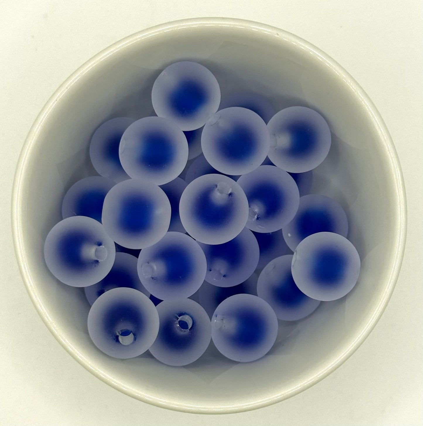 Colour Filled Frosted 16mm | Acrylic Beads