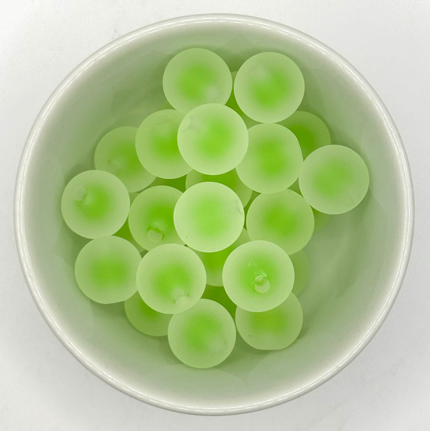 Colour Filled Frosted 16mm | Acrylic Beads