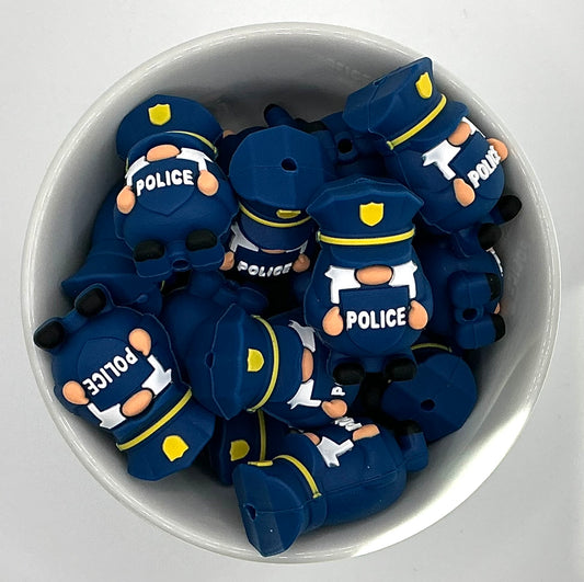 Policeman 👮‍♂️ 3D | Silicone Focal Bead 3D