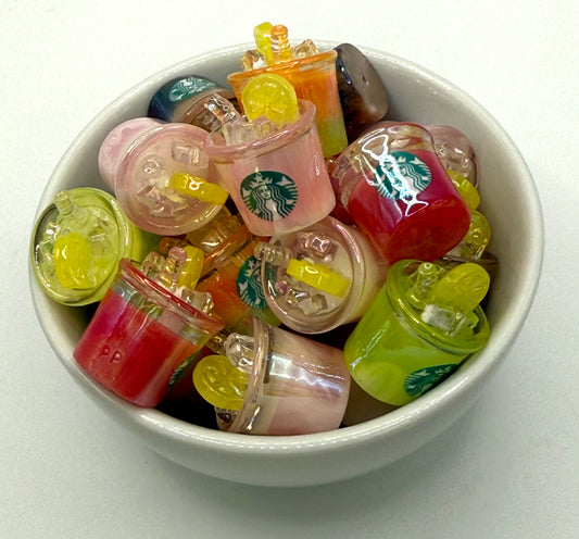 Starbz Drinky Drinks | Acrylic Focal Beads