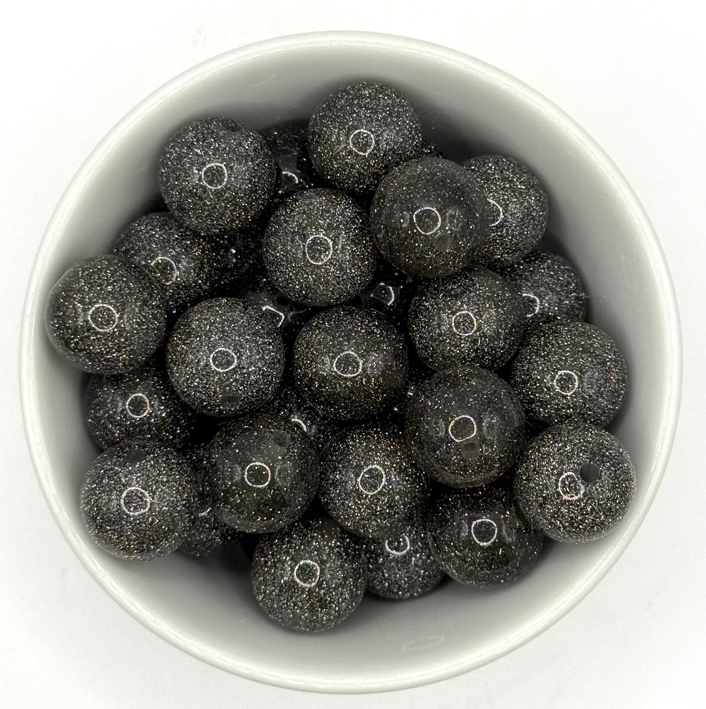 Glitter Acrylic 16mm | Acrylic Beads
