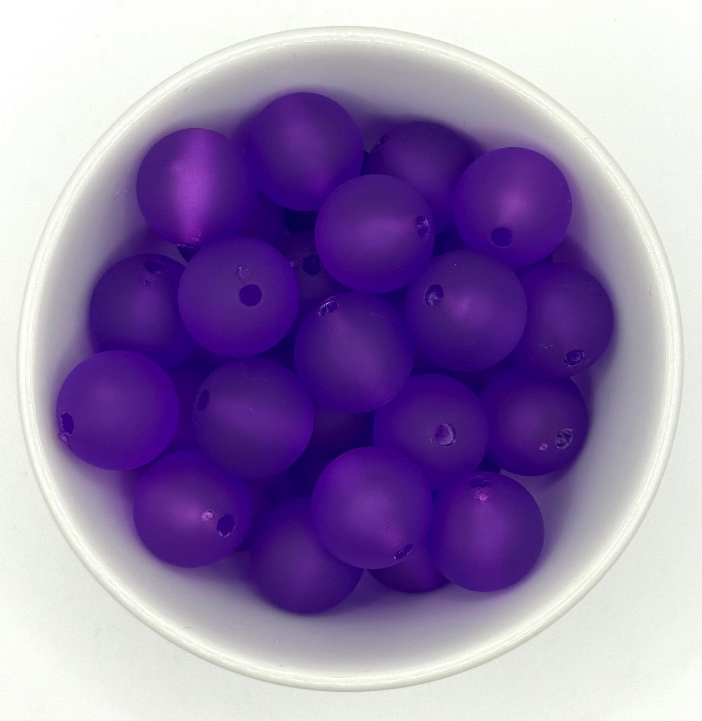 Frosted Acrylic 16mm | Acrylic Beads