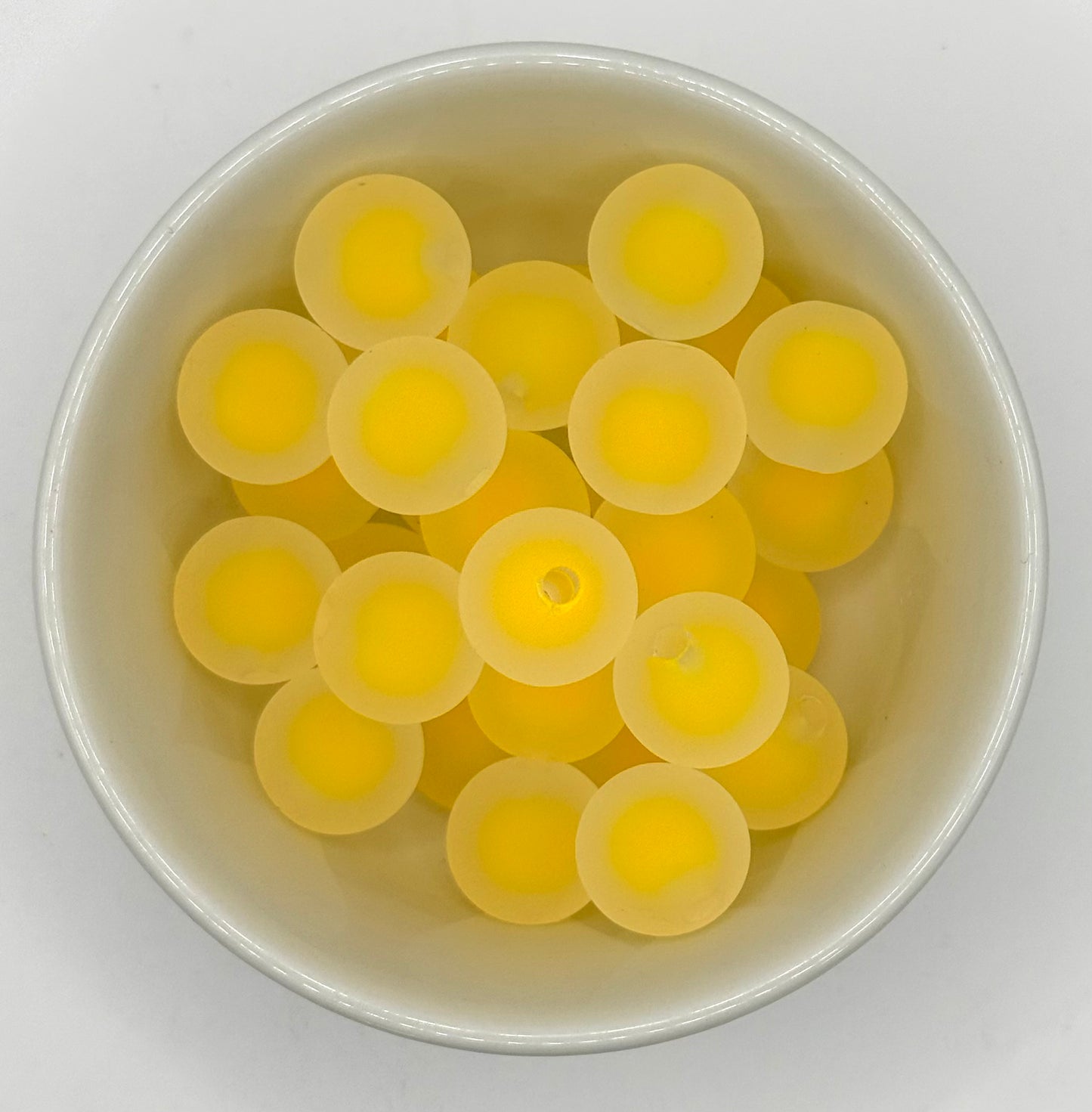 Colour Filled Frosted 16mm | Acrylic Beads