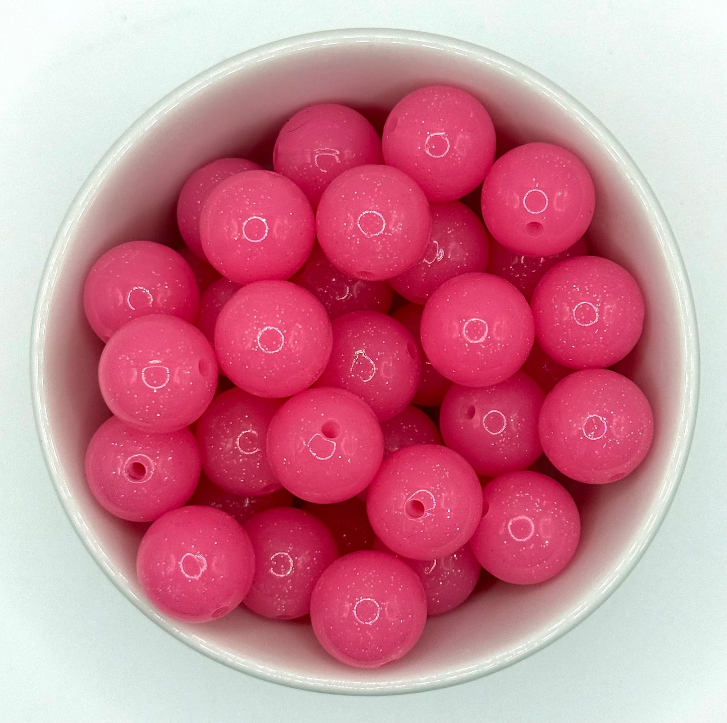 Perle de gelée à paillettes 15mm | Perles en silicone