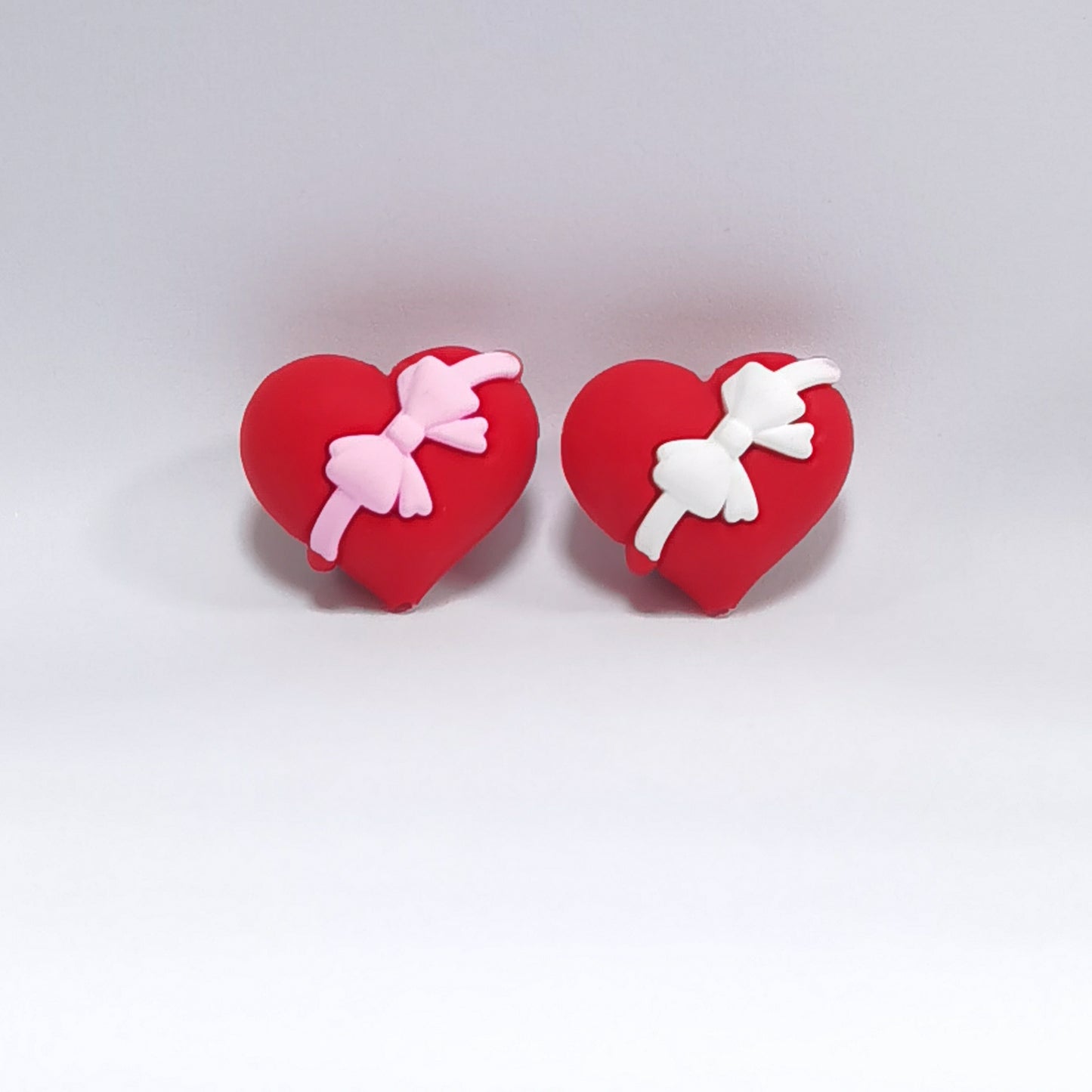 Valentines Puffy 3D Heart | Silicone Focal Beads
