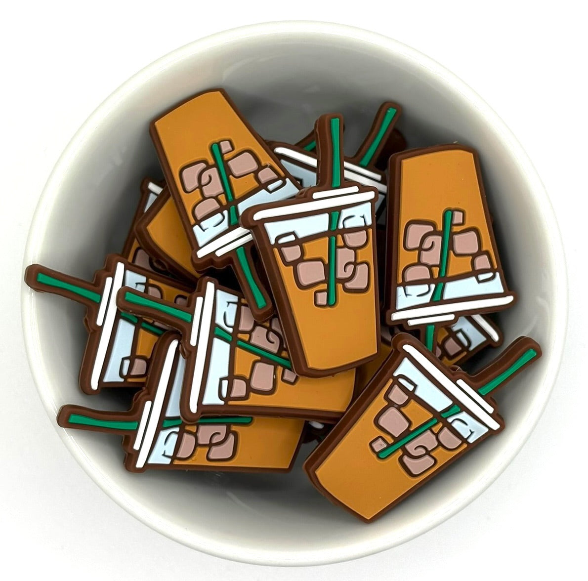 Iced Coffee | Silicone Focal Bead