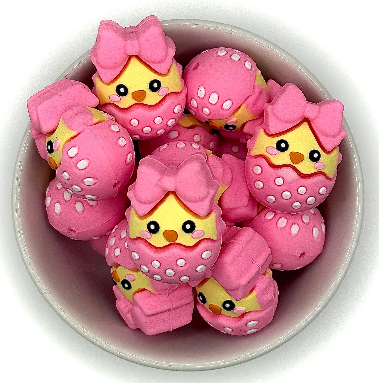 Easter Chickadee |  Silicone Focal Beads