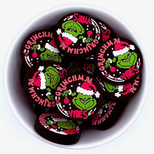 Grinchmas Vibes | Silicone Focal Bead