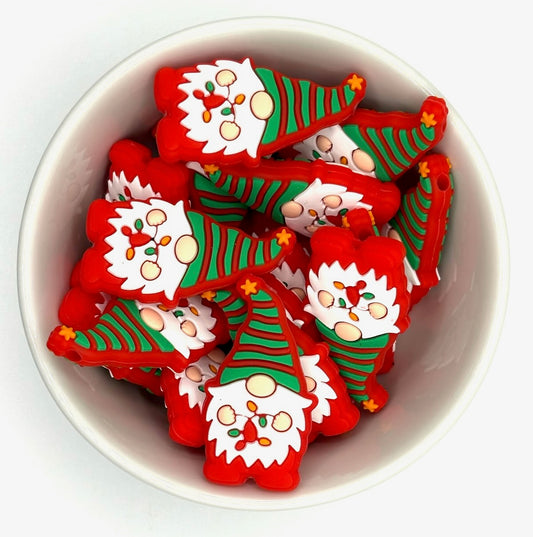 Santa Gnome | Silicone Focal Bead
