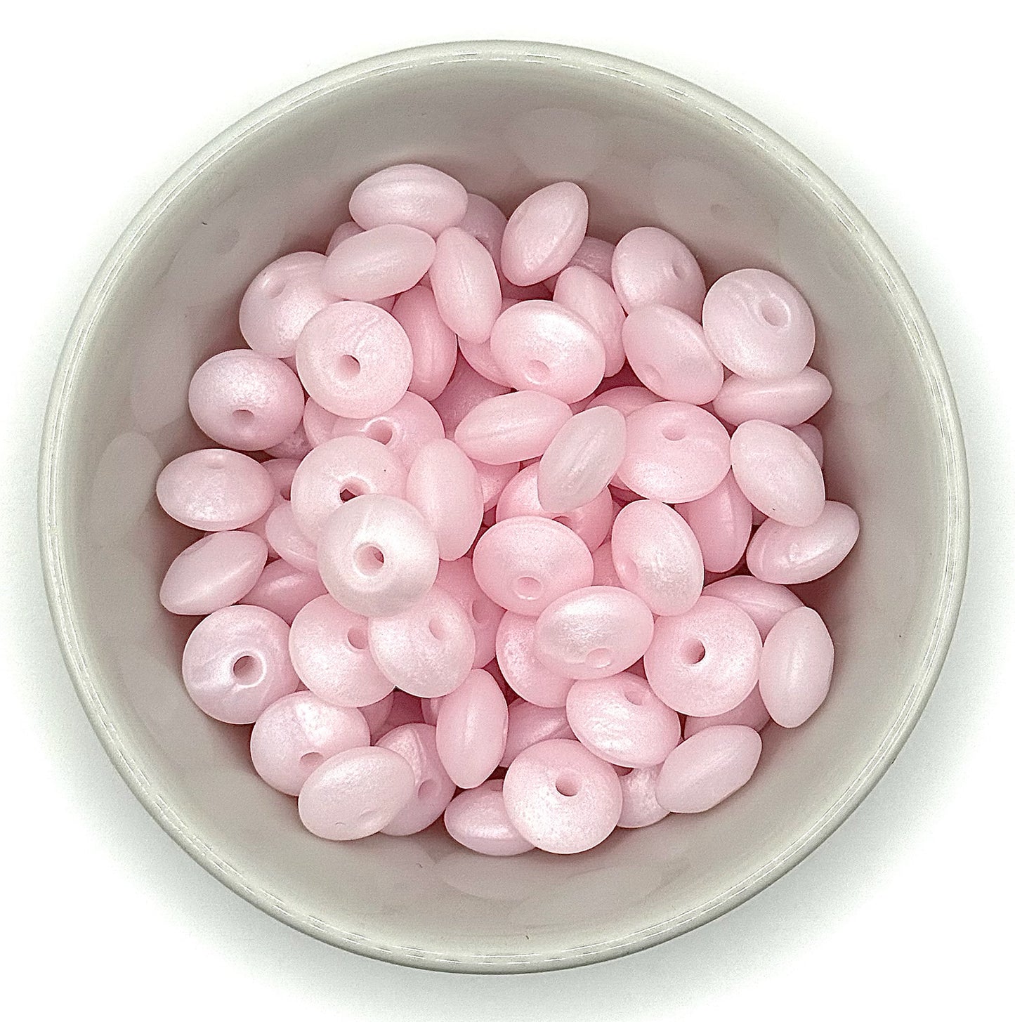 Lentil 12mm Solid Colour | Spacer Beads