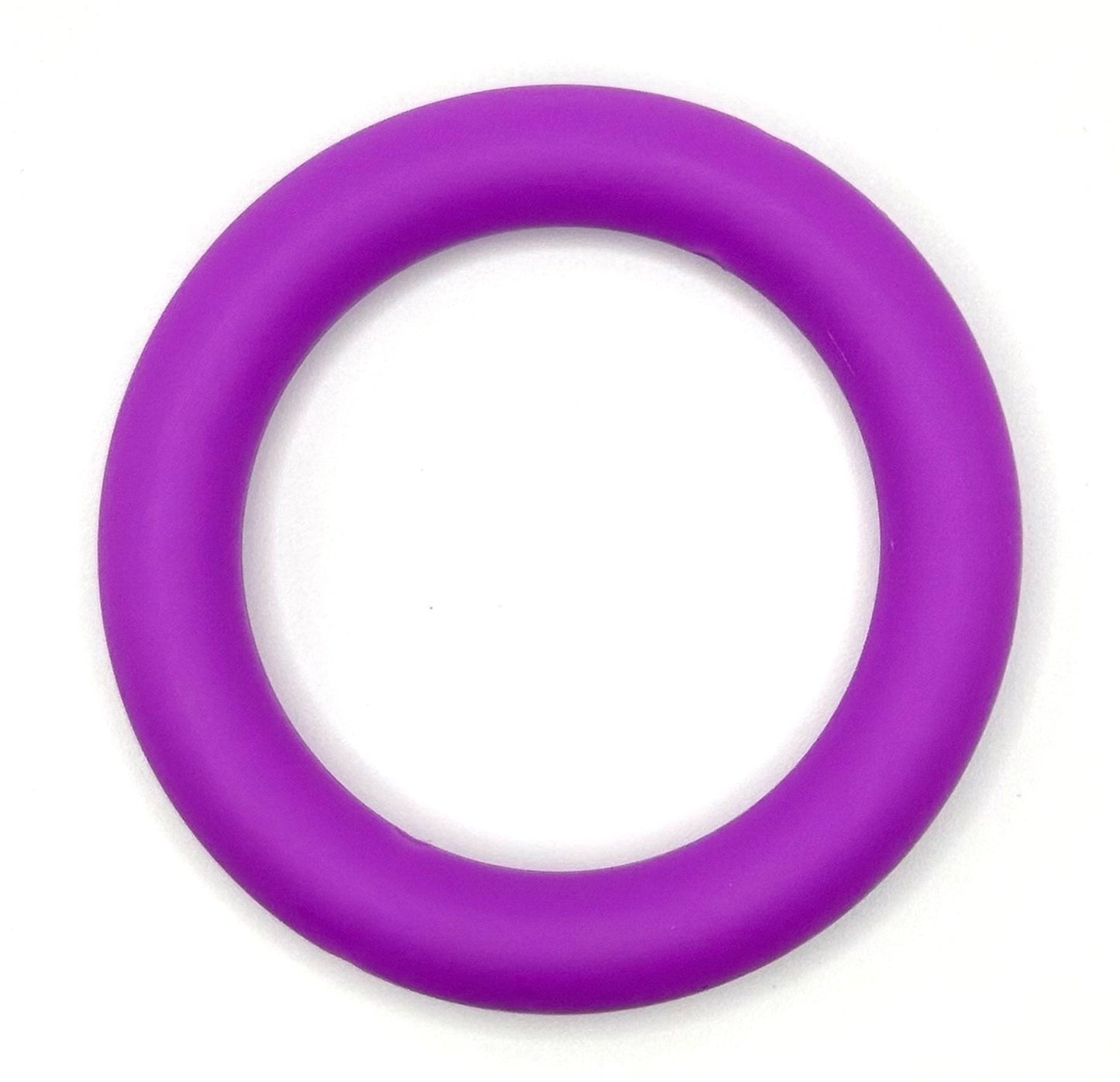 65mm Round Silicone Rings Solid Colours