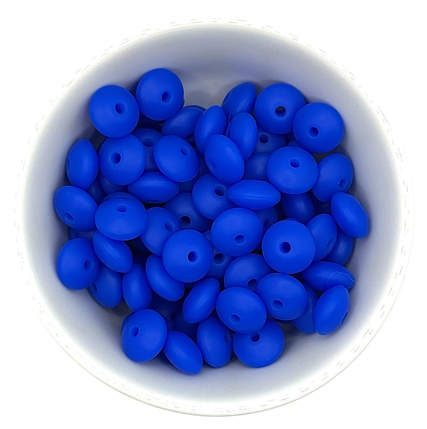 Lentil 12mm Solid Colour | Spacer Beads