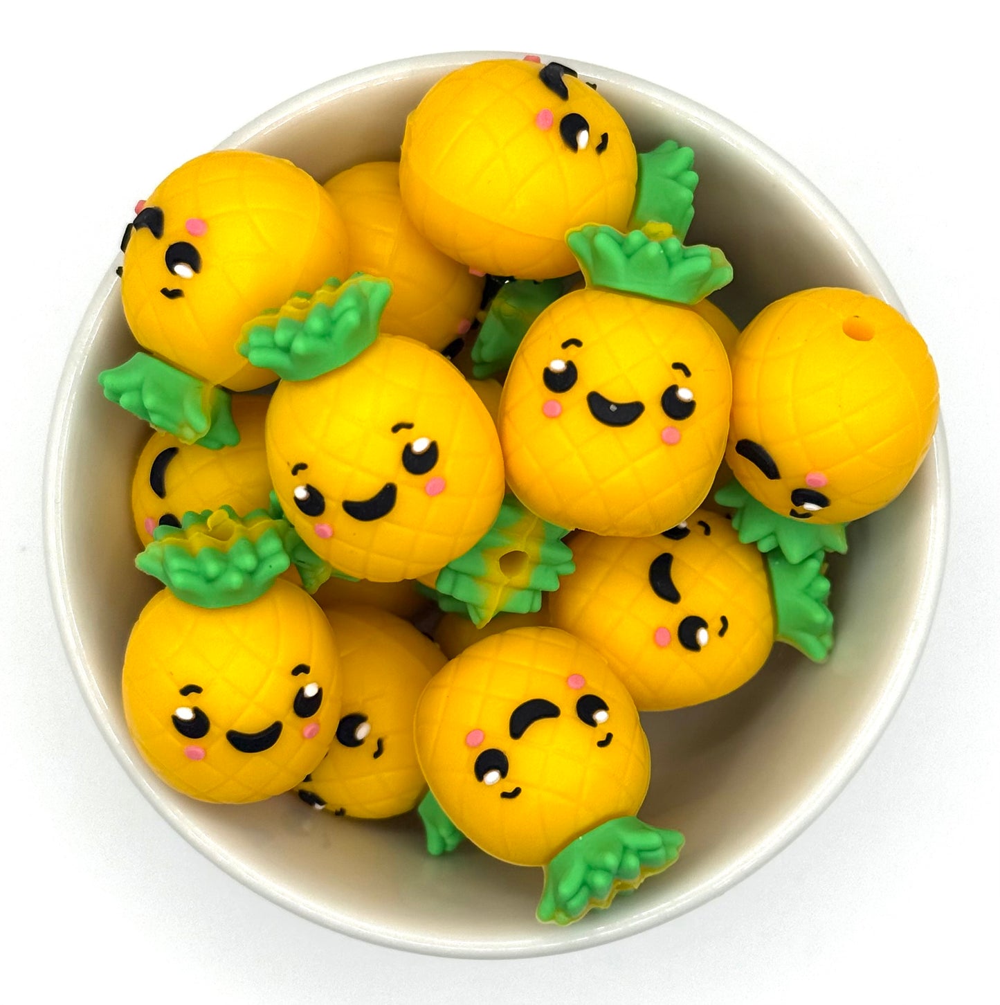 Pineapple Peoria | 3D Silicone Focal Bead