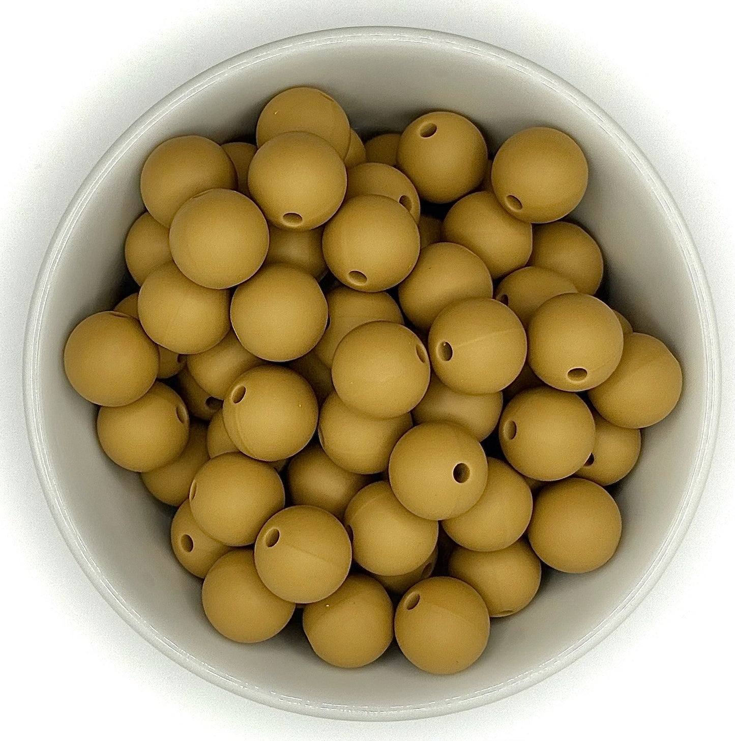 Silicone Round Bead 12mm | Silicone Solid Color Beads