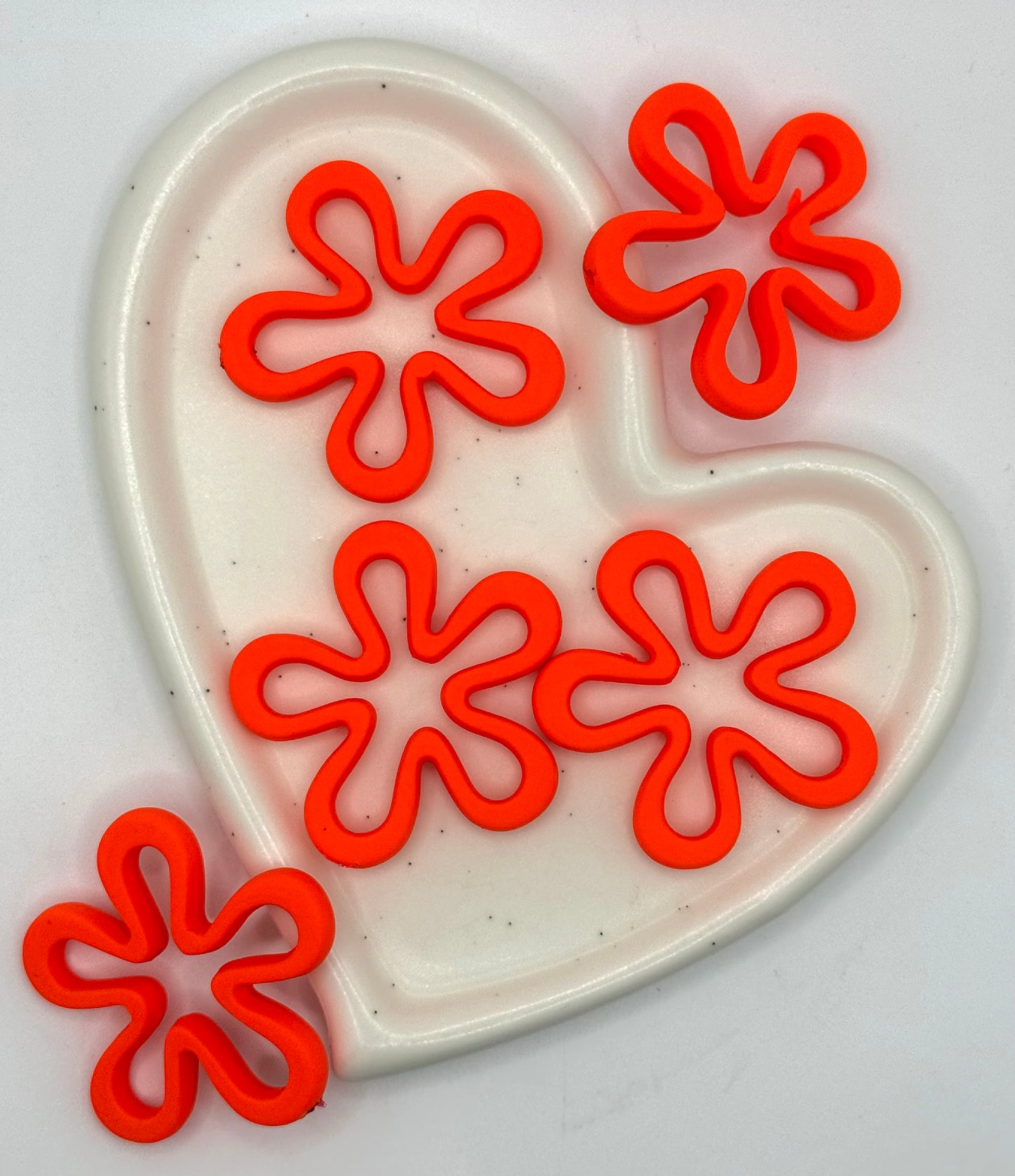 Funky Flower Frame Solid | Acrylic Beads