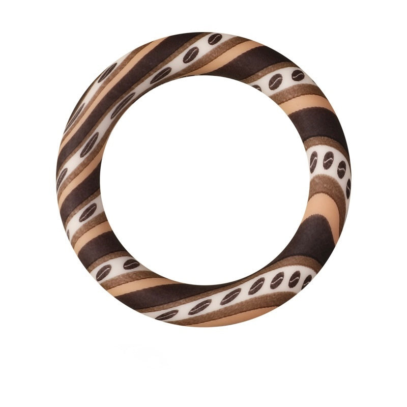 Silicone Printed Ring 65mm | Silicone Beads