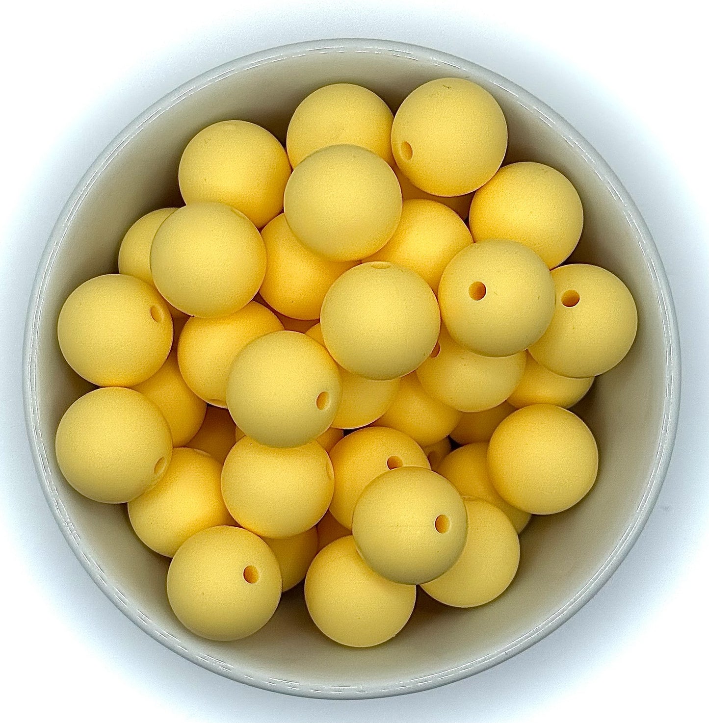 Silicone Solid Colour 15mm Beads | Silicone Beads Round