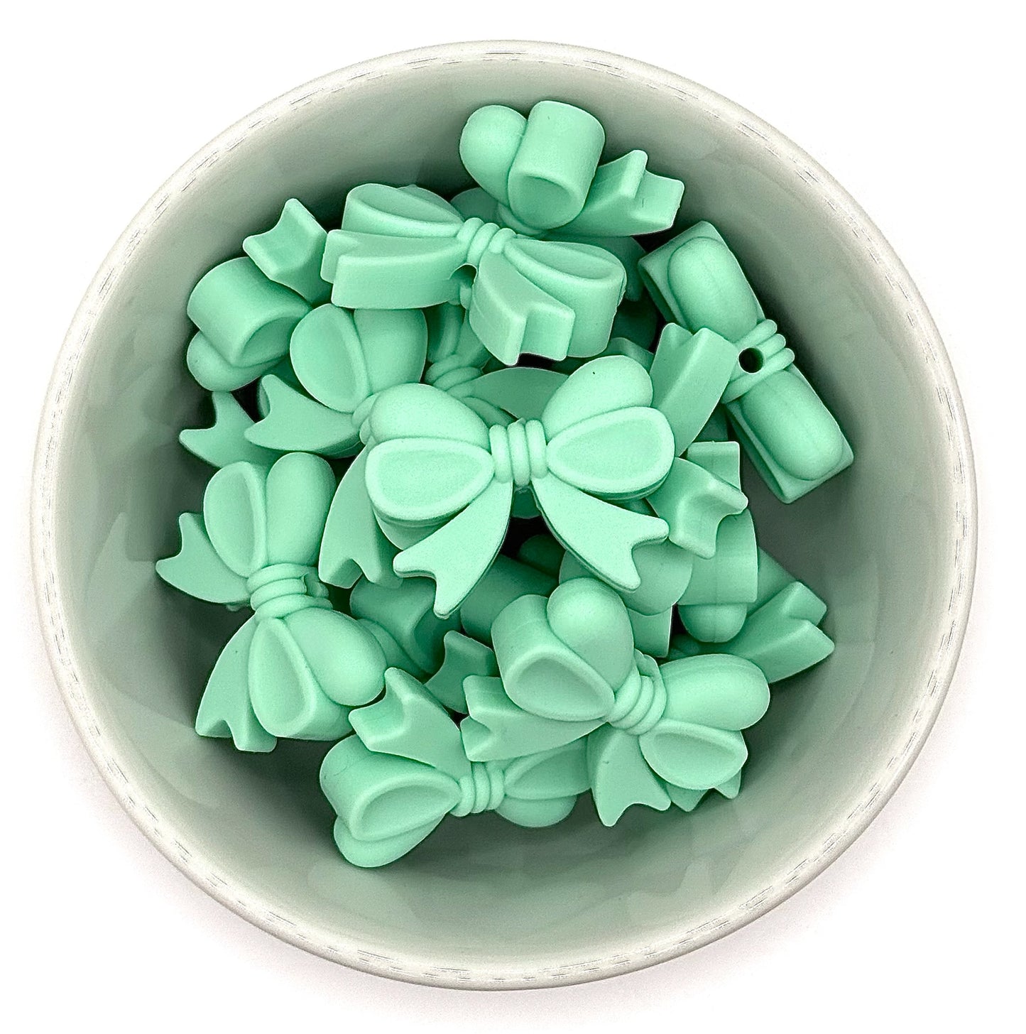 Pretty Bow | Silicone Focal Bead