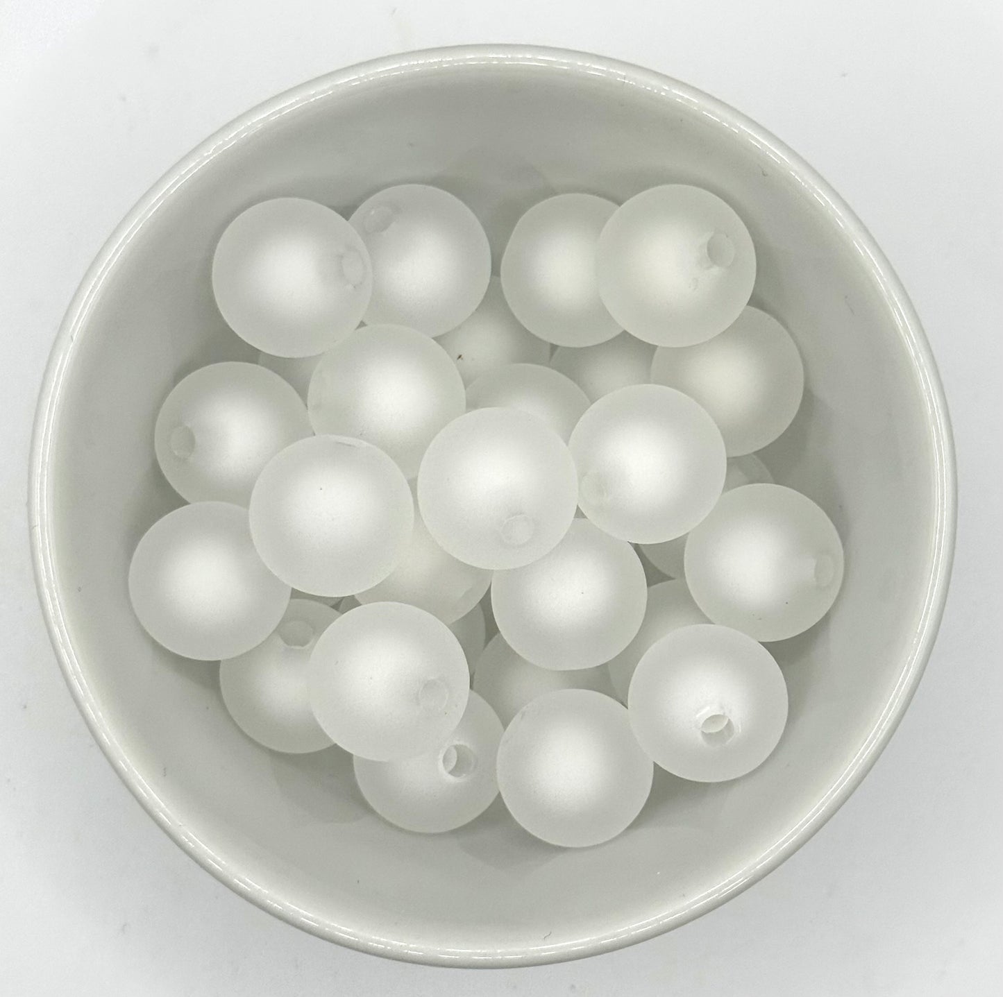 Frosted Acrylic 16mm | Acrylic Beads