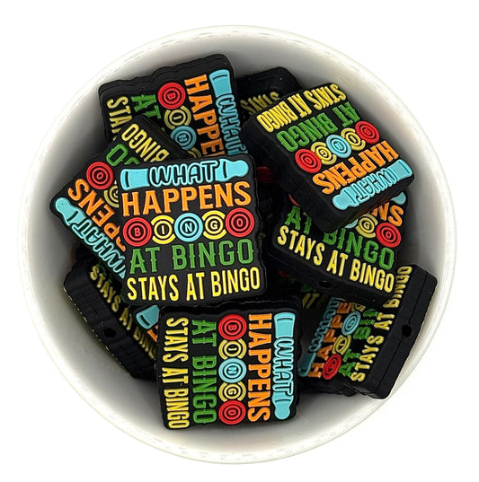 What Happens At Bingo - Stays At Bingo | Silicone Focal Bead