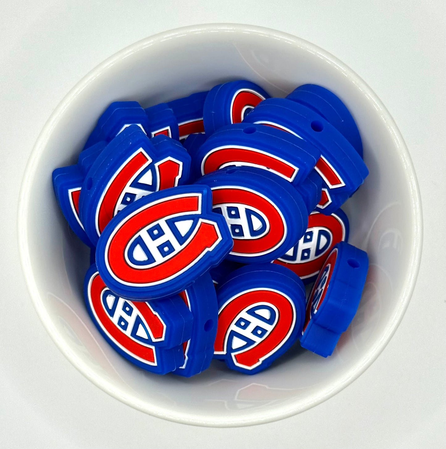 Hockey | Multiple Options Silicone & PVC Focal Bead