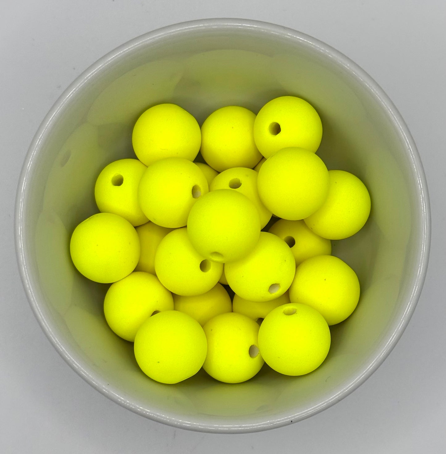 Neon Acrylic 15mm Beads | Acrylic