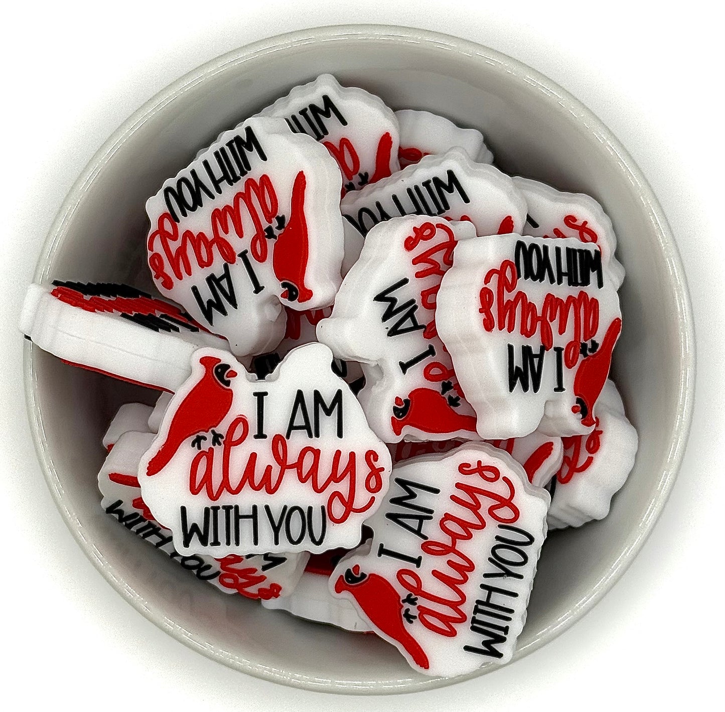 Always With You Cardinal | Focal Bead