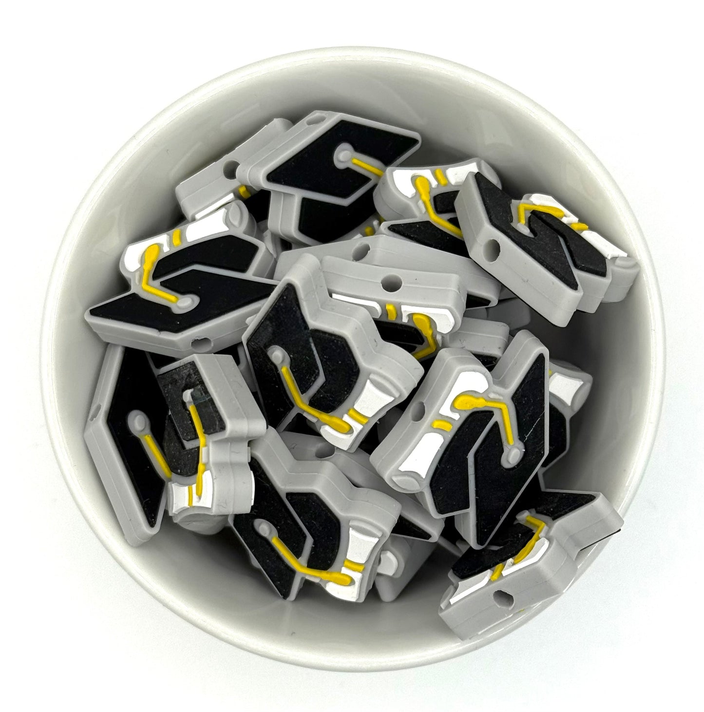 Graduation Cap | Silicone Focal Bead