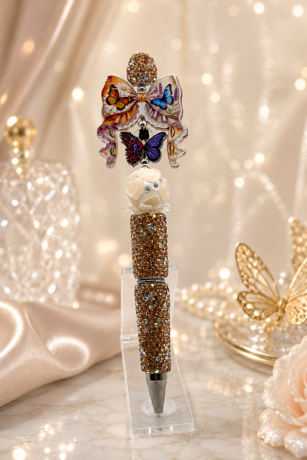 Rhinestone Bling Beadable Pens | Beadables