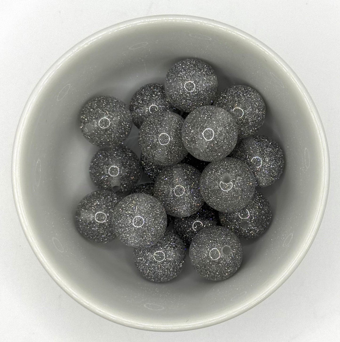 Glitter Acrylic 16mm | Acrylic Beads