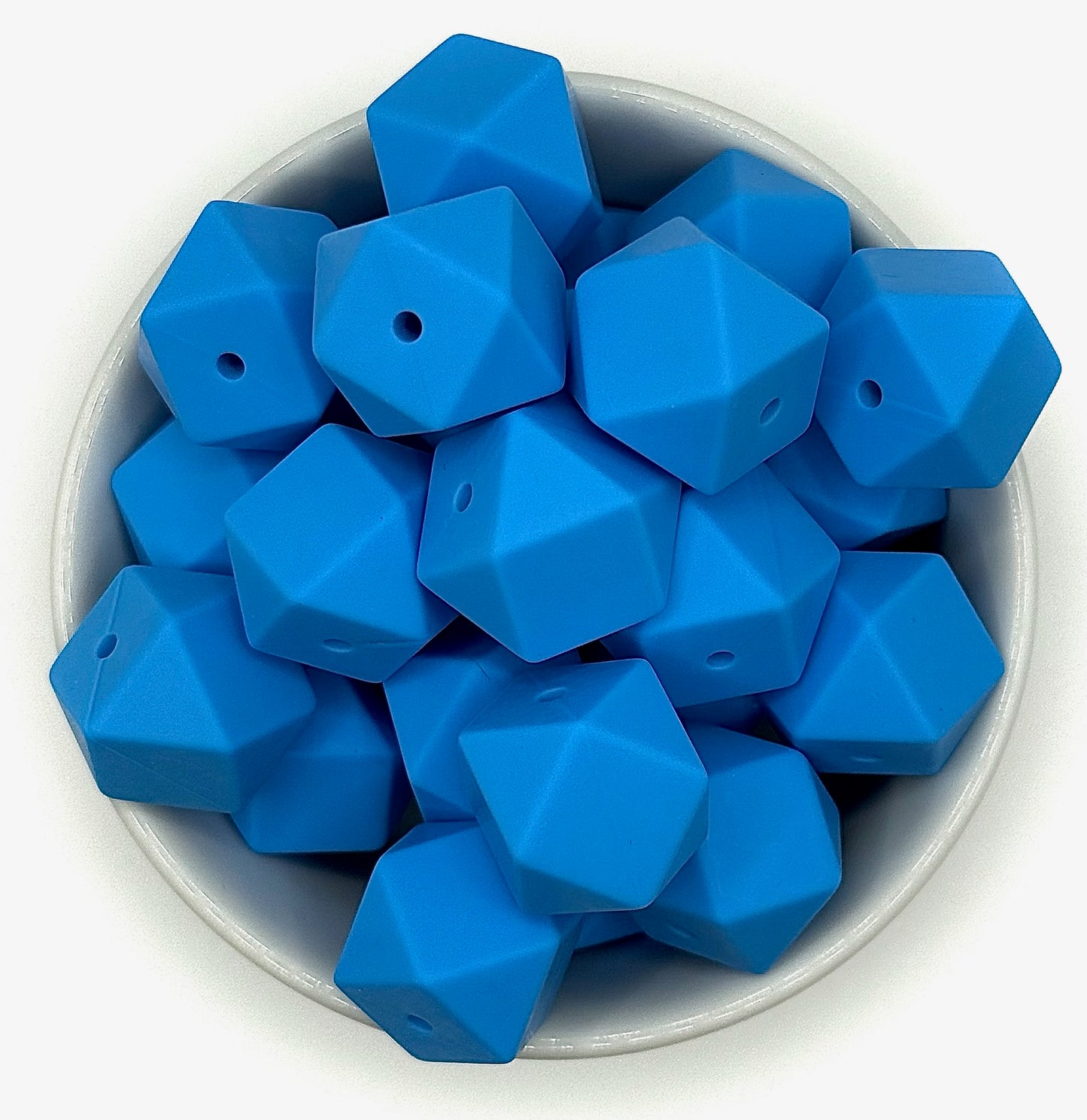 Hexagon 17mm Solid |  Silicone Beads