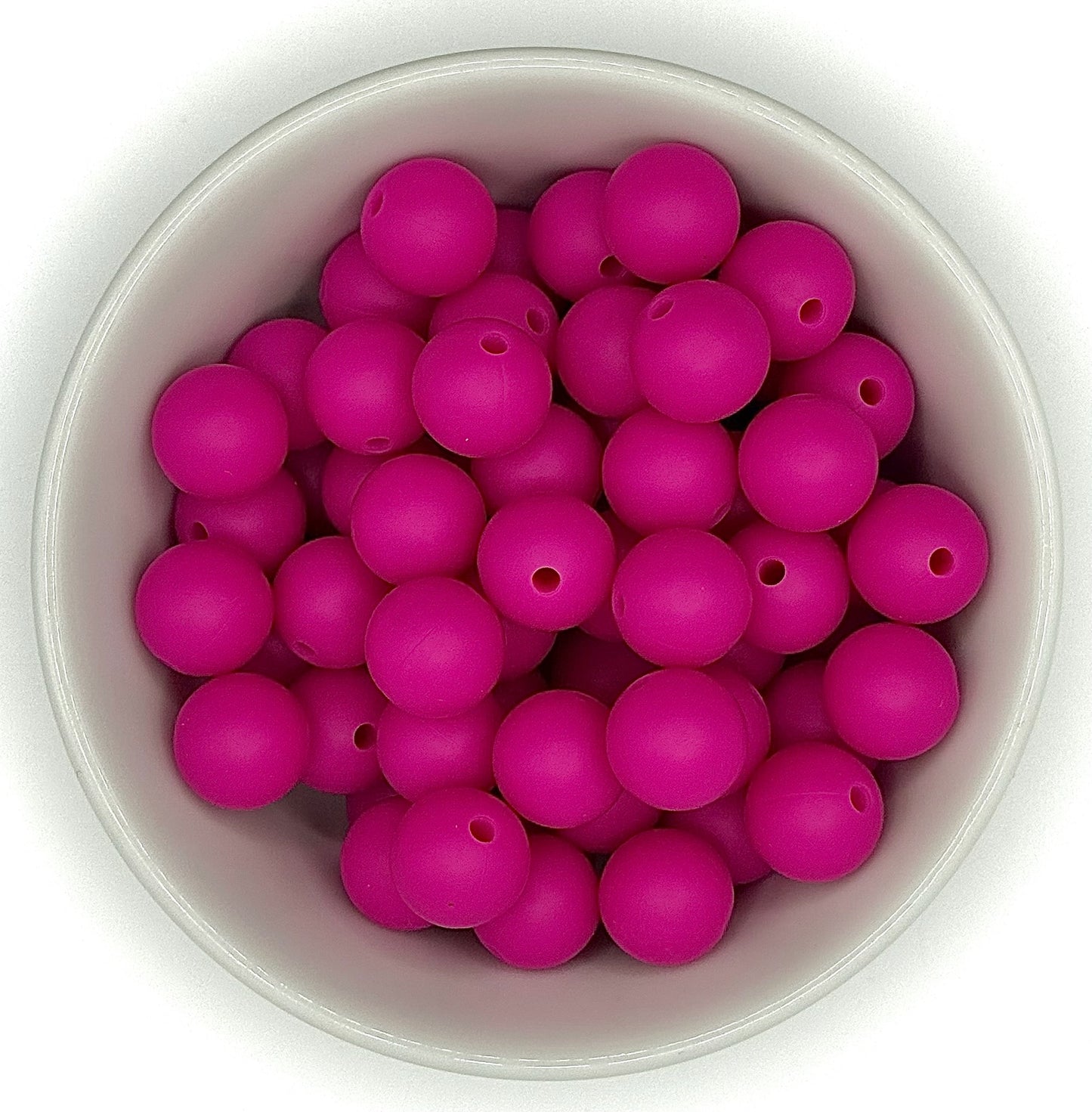 Silicone Round Bead 12mm | Silicone Solid Color Beads